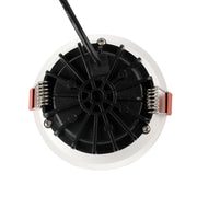 ECONE 10w LED CCT 50° IP40 Triac Dimmable White Trim Downlight