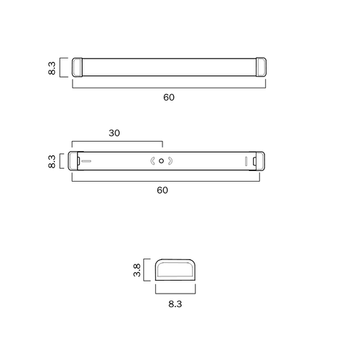 EDGE 20w LED CCT 600mm IP20 Batten