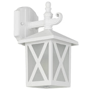 Eldon IP43 Exterior Wall Light White and Frost