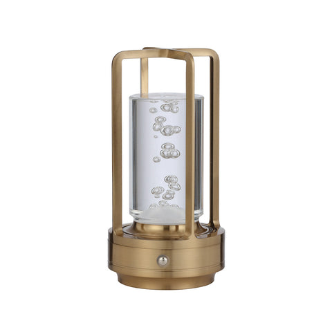 Eldra 3w CCT LED Rechargeable Antique Gold Table Lamp