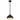EMERSON Black Iron 25cm Dome Rod E27 Pendant