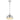 EMERSON Chrome Iron 25cm Dome Rod E27 Pendant
