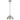 EMERSON Nickel Iron 25cm Dome Rod E27 Pendant