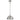 EMERSON Nickel Iron 25cm Dome Rod E27 Pendant