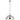 EMERSON Chrome Iron 35cm Dome Rod E27 Pendant