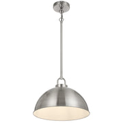 EMERSON Nickel Iron 35cm Dome Rod E27 Pendant