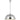 EMERSON Chrome Iron 45cm Dome Rod E27 Pendant