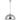 EMERSON Chrome Iron 45cm Dome Rod E27 Pendant
