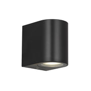 EOS II 1 Light Black Exterior Wall Light