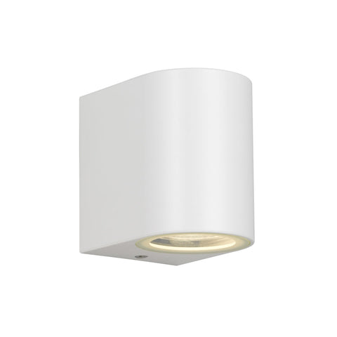 EOS II 1 Light White Exterior Wall Light