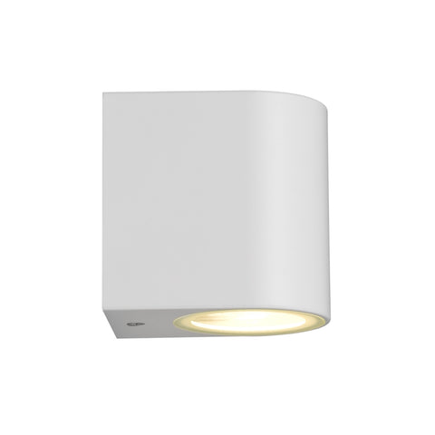 EOS II 1 Light White Exterior Wall Light