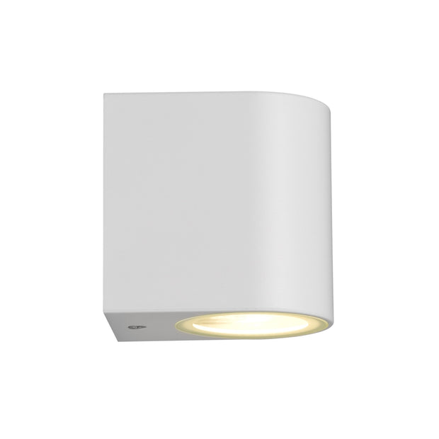 EOS II 1 Light White Exterior Wall Light