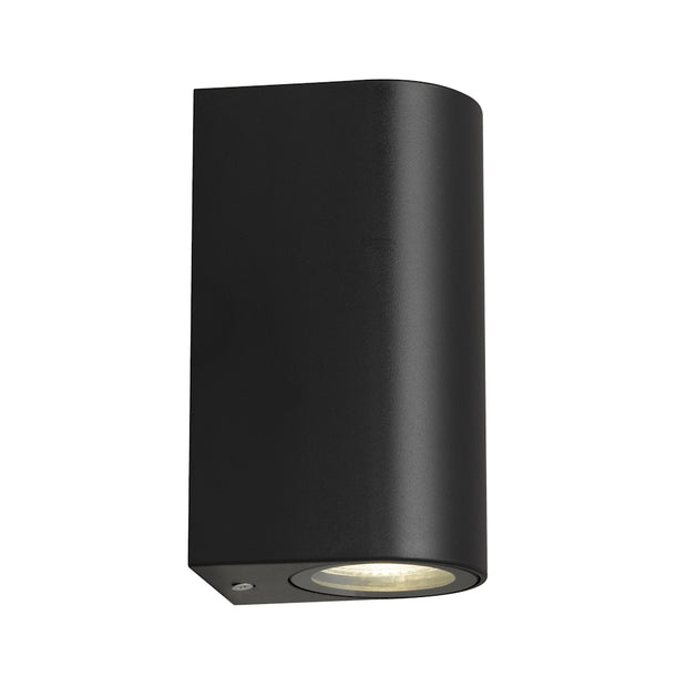 EOS II 2 Light Black Exterior Wall Light