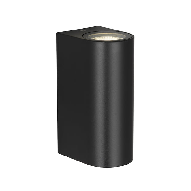 EOS II 2 Light Black Exterior Wall Light