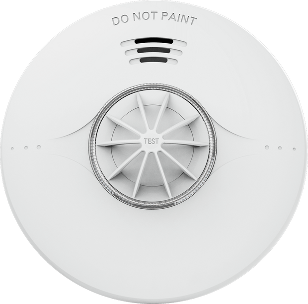 Emerald Heat Alarm with 10 Year Battery and Built-In RF