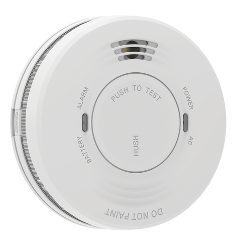 Emerald Hybrid Smoke Alarm White