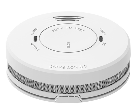 Emerald Hybrid Smoke Alarm White