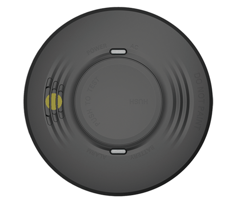 Emerald Hybrid Smoke Alarm Black