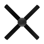 Eco Silent Deluxe 52 DC Ceiling Fan Black with Wall Control