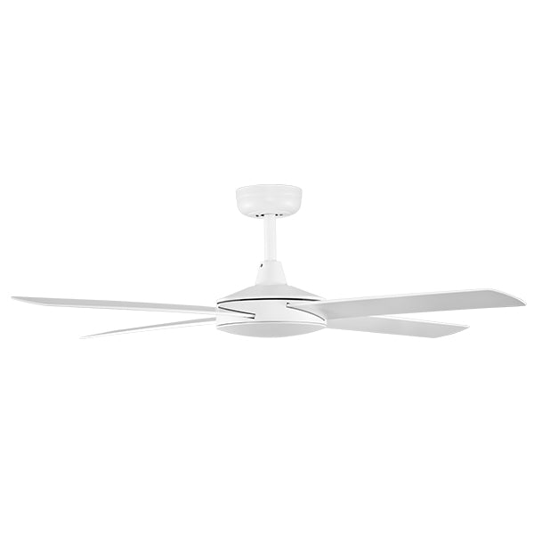 Eco Silent Deluxe 52 DC Ceiling Fan White with Wall Control