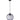 Espiral Smoke Wavy Glass Pendant Black E27