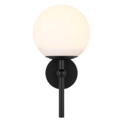 Eterna 1 Wall Light Black and Opal