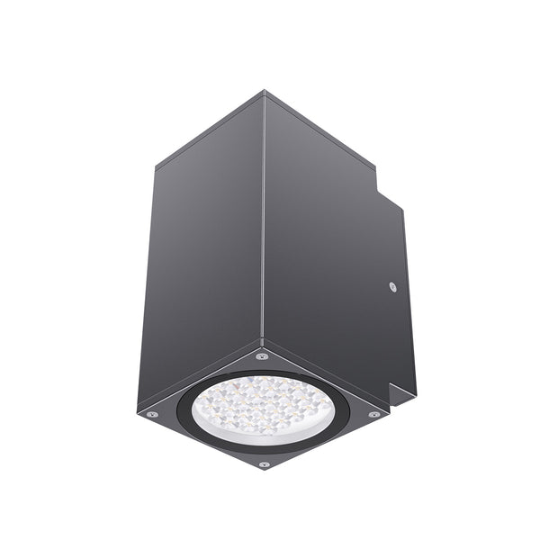 Arbor 40w-20w CCT LED 60Deg Black Up/Down Square IP66 Commerical Wall Light