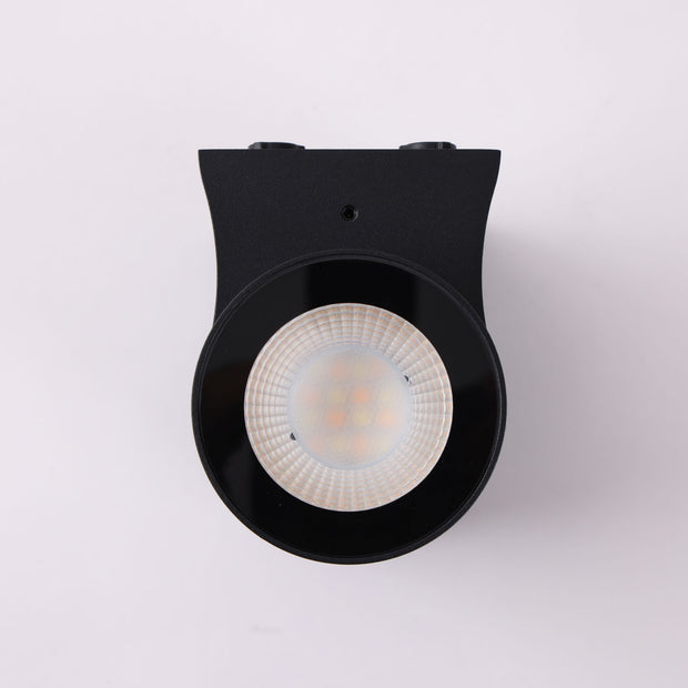 Archie 8w CCT LED 45Deg Down Only Black IP65 Wall Light
