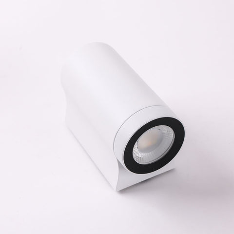 Archie 8w CCT LED 45Deg Down Only White IP65 Wall Light