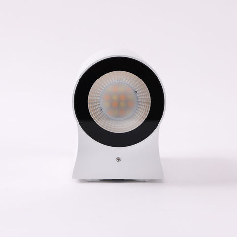 Archie 8w CCT LED 45Deg Down Only White IP65 Wall Light