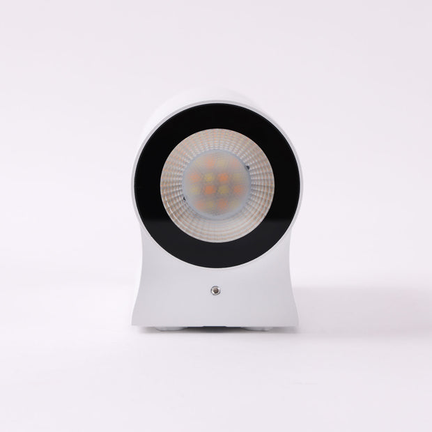 Archie 8w CCT LED 45Deg Down Only White IP65 Wall Light