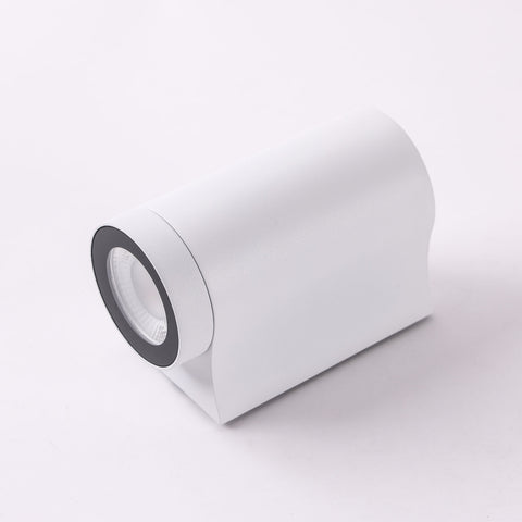 Archie 8w CCT LED 45Deg Down Only White IP65 Wall Light