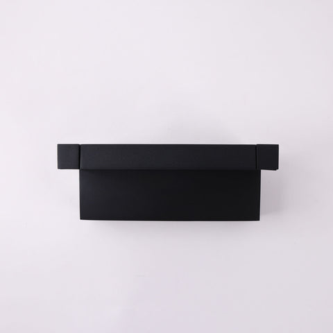 Hutch 10w 4000K LED Black Adjustable IP65 Wall Light