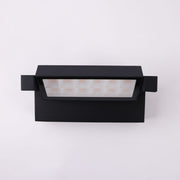 Hutch 18w 3000K LED Black Adjustable IP65 Wall Light