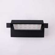 Hutch 10w 4000K LED Black Adjustable IP65 Wall Light
