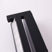 Hutch 10w 3000K LED Black Adjustable IP65 Wall Light