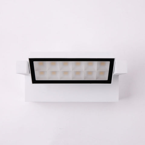 Hutch 18w 4000K LED White Adjustable IP65 Wall Light