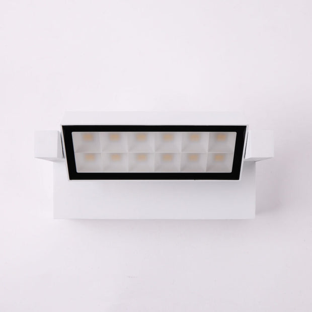Hutch 10w 4000K LED White Adjustable IP65 Wall Light