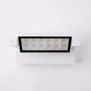 Hutch 10w 3000K LED White Adjustable IP65 Wall Light