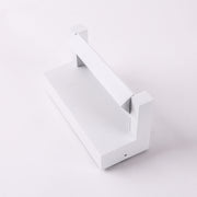 Hutch 10w 3000K LED White Adjustable IP65 Wall Light