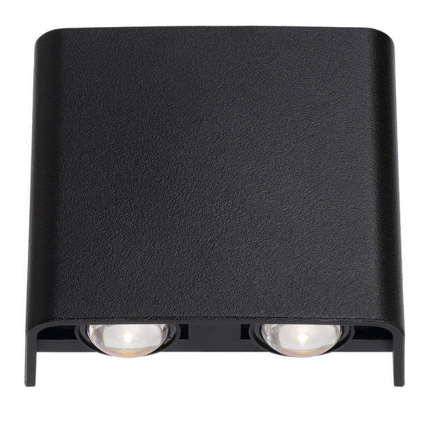 EYVOR 4 LIGHT WALL LAMP 4w 3CCT BLACK IP65