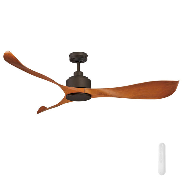 Eagle II 56 DC Ceiling Fan Oil Rubbed Bronze and Timber