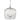 Evelyn 6lt Pendant Nickel and Clear Crystal 48cm