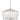 Evelyn 8lt Pendant Nickel and Clear Crystal 75cm