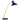 Farbon Table Lamp Blue and Brass