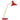 Farbon Table Lamp Red and Brass