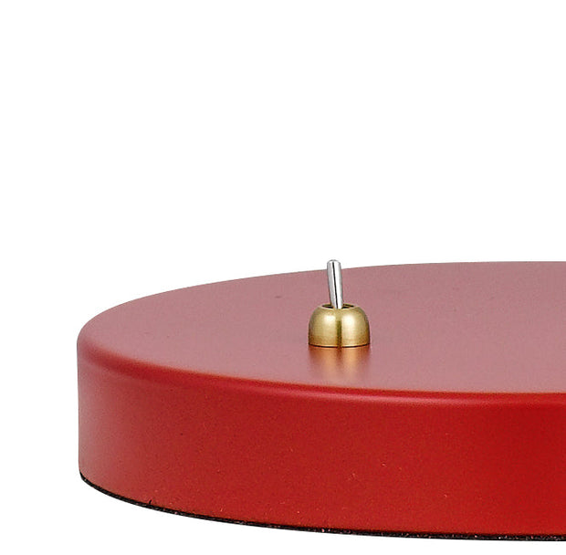 Farbon Table Lamp Red and Brass