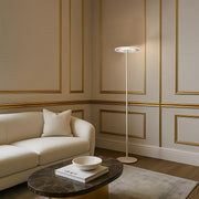 Faro 12W 3CCT LED Floor Lamp White Sand