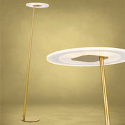 Faro 12W 3CCT LED Floor Lamp Antique Gold