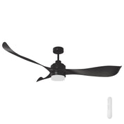 Eagle II 56 DC Ceiling Fan Black - LED Light